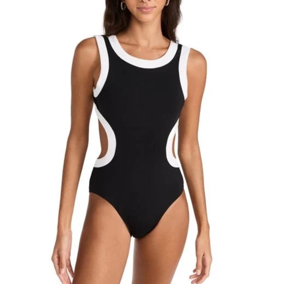 STAUD Other - Staud Sarah one piece colorblock swimsuit